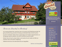 Tablet Screenshot of linarhof.at